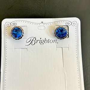 Beautiful Iris Blue  Brighton Studs! BRAND NEW!